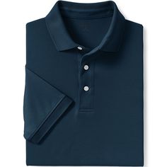 The Lands’ End Men’s Short Sleeve Supima Polo provides superior comfort and color resulting in a truly superior polo shirt. Manufactured with America grown Supima cotton this is one of the softest polo shirts you’ll ever own. Traditional fit is expertly tailored with a sturdy raised collar wide hemmed sleeves and a 3-button placket. Plus the finish of the fabric is stain and wrinkle resistant. If you’re looking for an all-cotton polo that’s truly a cut above look no further. Casual Collared Wrinkle-resistant Tops, Casual Collared Top, Classic Solid Color Golf Tops, Classic Short Sleeve Golf Shirt, Classic Solid Polo Shirt For Golf, Classic Polo Shirt For Golf, Classic Collared Golf T-shirt, Classic Fitted Golf Shirt, Big Shorts