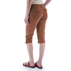 Toss those long pants aside, it's Capri season! The Bristow Capri from Aventura is not only stylish and comfortable but also sustainably made from organic cotton and ethically produced at a Fair Trade Certified™ factory. Giving you a luscious compromise between coverage and freedom, this Capri gives you the ability to adjust the length with roll-tabs. Keep it rolled up and enjoy an 18-inch inseam, or let it loose for an inseam measuring 24 inches. Decorative stitching and twill tape details run Outdoor Spring Capri Length Bottoms, Spring Outdoor Capri Length Bottoms, Cotton Capris With Pockets, Casual Outdoor Cotton Capris, Casual Cotton Capris For Outdoor, Casual Cotton Capris With Hip Pockets, Decorative Stitching, Long Pants, Twill Tape