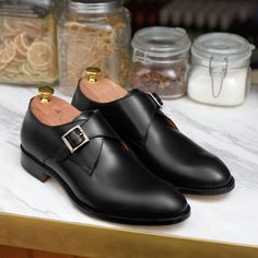 Leonard Monkstraps – Beckett Simonon Timeless Monk Strap Shoes For Galas With Round Toe, Monk Strap Shoes For Galas With Removable Insole, Classic Closed Toe Loafers With Tang Buckle, Classic Formal Leather Shoes With Tang Buckle, Formal Dress Shoes With Tang Buckle And Plain Toe, Classic Black Monk Strap Shoes For Galas, Timeless Dress Shoes With Buckle Closure, Classic Leather Shoes With Buckle Closure, Black Dress Shoes With Tang Buckle And Round Toe