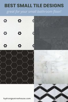 the best tile designs for your small bathroom floor