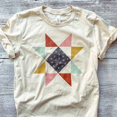 a t - shirt with an image of a star on it