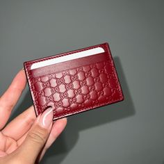 New Gucci Red Cardholder Will Come With Dust Bag, Box And A Black Shopping Bag 100% Authentic I Think This Is Also Unisex And Everyone Can Use It. Gucci Red Designer Wallet, Luxury Red Gucci Wallet, Designer Red Gucci Wallet, Classic Red Bag With Card Slots, Designer Red Bags With Card Slots, Classic Gucci Wallets With Card Slots, Luxury Red Wallets With Interior Card Slots, Chic Red Wallet With Card Slots, Classic Gucci Wallets With Interior Card Slots