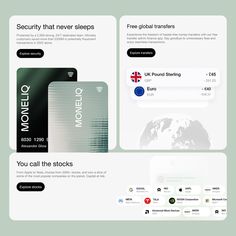 an image of a credit card with the text, security that never sleeps you call the stocks