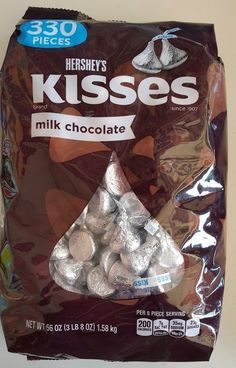 hershey's kisses milk chocolate candy