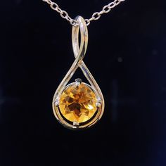 "Citrine infinity necklace is a great gift for mom, for her, for wife, and for daughter, perfect for November birthdays. A dainty and elegant piece of jewelry! If you a looking for a Natural Citrine Pendant Necklace, November Birthstone Necklace, Infinity Necklace With Birthstone, this necklace is a perfect choice. Item Detail: - Gemstone: Natural Citrine - Stone Size: 8mm Round Cut - Shape: Infinity - Material: S925 Silver - Chain: 18\"-20\" (Leave me a note if you need a longer chain). Note: The actual stone will be slightly brighter in color than in the photo. Why choose Citrine Necklace: - The necklace is handmade, and the stone is selected with perfect quality. - Citrine has been referred to as the \"success stone,\" \"merchant's stone\" or \"money stone\". - Minimalist, elegant desig Elegant Infinity Gemstone Jewelry, Infinity Gemstone Fine Jewelry, Infinity Gemstone Jewelry For Anniversary, Fine Jewelry With Infinity Gemstone, Fine Jewelry With Gemstone In Infinity Shape, Silver Infinity Gemstone Jewelry, Silver Infinity Jewelry With Gemstone, Infinity Jewelry As A Gift For Mom, Citrine Round Stone Jewelry Gift