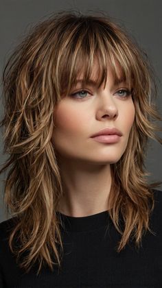 ☀️ Classic Soft Shag Haircut Mid Length Medium-Length Shag Haircuts Brilliance | Most-Loved 🎭 Soft Shag Haircut Mid Length, Shag Hairstyles Medium, Soft Shag Haircut, Soft Shag, Haircut Mid Length, Shag Haircuts, Voluminous Hair, Shag Haircut, Styling Tools