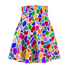 A versatile fit AOP skater skirt with a cozy, soft touch and a casual look. Inspired by the freedom of creativity, it will instantly become your everyday favorite. .: 95% Polyester 5% Spandex .: Versatile fit .: Printed on care label in black color .: White thread color Casual Mini Skirt With Wide Waistband, Casual Skirt With Wide Waistband And Flowy Fit, Casual Flowy Skirt With Wide Waistband, Casual A-line Stretch Skort, Trendy Multicolor Pleated Mini Skirt, Casual Stretch A-line Skirt, Casual Full Skirt With Wide Waistband, Multicolor Stretch Mini Skort, Casual Stretch Full Mini Skirt