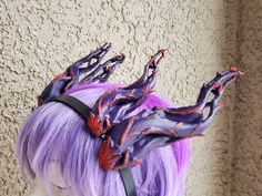 "They are large and majestic, statement cosplay fantacy forest dragon horns 3D printed lightweight. May be selected unpainted for your own project. The length is about 10\" for the larger set and about 6 inches for the smaller set. The sets are attached to a headband. Other paint options are welcomed please convo your ideas. Also awailable in plane colors white or Black for your own paint ideas. Processing time is 3-5 days however the closer it gets to Holidays the processing time is longer as w Fantasy Cosplay Costume For Halloween, Fantasy Cosplay Costume For Halloween And Conventions, Handmade Costume Accessories For Cosplay Halloween, Handmade Costume Accessories For Halloween Cosplay, Fantasy Costumes For Halloween And Fan Conventions, Purple Costume For Halloween And Fantasy Events, Handmade Costume Accessories For Cosplay Events, Whimsical Halloween Cosplay Costume, Handmade Themed Costume Accessories For Cosplay