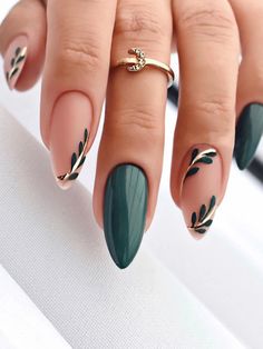 Women's & Men's Clothing, Shop Online Fashion | SHEIN Kutek Disney, Green Nail, Orange Nails, Prom Nails