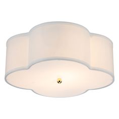 This ceiling light transforms a functional fixture into a work of art. Graceful curves plus metallic lines equal an elegant contemporary design with a gold accent. A linen shade with an acrylic diffuser creates a gentle muted glow wherever overhead illumination is needed. For ideal illumination, the flush mount uses two medium base bulbs(not included). The light fixture offers endless versatility when it comes to finding a place in your home décor vision C Cattleya 2-Light 17-in White Flush Moun Flush Mount Lights, Overhead Lighting, Light Bulb Types, Lighting Store, Linen Shades, Flush Mount Lighting, Flush Mount Ceiling, Drum Shade, Flush Mount Ceiling Lights