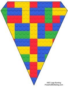 an image of a kite made out of lego blocks