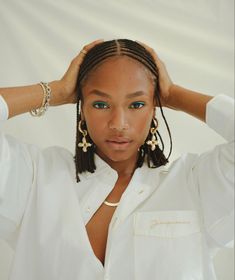 Unique Hair Color Ideas, Unique Hair Color, Hairstyles Afro, Hair Color For Brown Skin, Birthday Photoshoot Ideas, Cornrows Natural Hair, Cornrows Braids For Black Women, Braided Cornrow Hairstyles, Hair Twist Styles