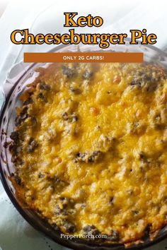 In a rush but craving cheeseburgers Try this quick keto cheeseburger pie recipe Only 2g carbs per serving and ready in 30 minutes #ketoresults #ketosnack #ketomealplan #keto #ketogirl #ketovegan #ketogirl #ketogirl #ketovore #ketorecipe