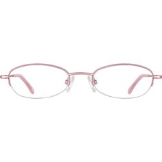 These classic rectangle half-rim glasses are a great choice for everyday glasses as well as a great value. The narrow metal eyeglasses is lightweight with adjustable nose pads and acetate temple tips for added comfort. It is available in pink silver gray blue and black. This eyeglasses has a satin finish. | Zenni Women's Lightweight Oval Prescription Eyeglasses Rose Gold Stainless Steel Agejo Gyaru, Half Rim Glasses, Silver Glasses, Everyday Glasses, Accessory Inspo, Metal Eyeglasses, Oval Glasses, Oval Eyeglasses, Classic Vibe