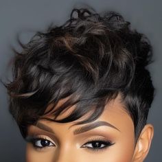 Black Hair Styles For Short Hair, Short Relaxed Hairstyles 2023, Black Short Hair Styles African American, 90s Pixie Cut Black Women, Short Hairstyles Black Women, African American Short Hairstyles