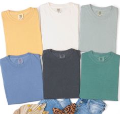 Say hello to your new favorite tee, the Comfort Colors Long Sleeve Boyfriend Tee. With its relaxed fit and soft fabric, this tee is perfect for lounging or layering. And you'll love the trendy boyfriend style that adds a touch of cool to any outfit. Get ready to be comfortable and stylish! Trendy T-shirt For Casual Gatherings, Crew Neck T-shirt For Spring Weekend, Relaxed Fit White Tops For Weekend, White Relaxed Fit Tops For Weekend, White Relaxed Fit Tops For The Weekend, Everyday Soft-washed Comfortable Tops, Weekend Crew Neck T-shirt, Weekend Graphic Tee With Crew Neck, Crew Neck T-shirt For Weekend In Spring