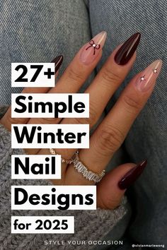 Searching for stylish yet simple winter nail designs for 2025? I’m sharing 27+ beautiful minimal winter nail ideas to inspire you. From acrylic winter nails to minimal white, short, square, almond, or gel winter nail styles, find the perfect holiday, Christmas, or winter nail look. White winter nail ideas