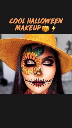 Horror Smink, Halloween Costumes Scarecrow, Fantasy Make-up, Halloweenský Makeup