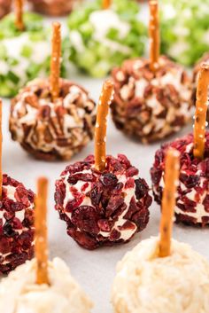 Cheeseball Bites, Mini Cheese Ball Bites, Party Finger Food Ideas, Cream Cheese Balls, Christmas Party Finger Foods, Christmas Appetizer Recipes, Party Finger Food, Finger Food Ideas, Best Christmas Appetizers