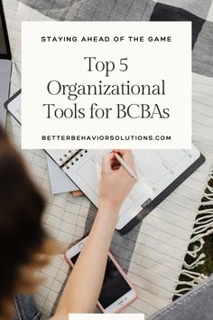 the top 5 organizational tools for bcas