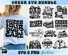 Cheer Shirt Svg, Cheer Cricut Ideas, Cheer Shirts For Cheerleaders, Cheer Shirt Ideas, Cheer Shirts Designs, Cheer T Shirts, Cheer Tshirt Designs