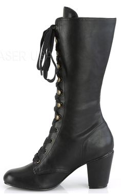 VIVIKA-205 Black Vegan Boots-Demonia-Tragic Beautiful Black Steampunk, Boots Code, Demonia Boots, Victorian Boots, Witch Boots, Gothic Boots, Demonia Shoes, Attitude Clothing, Gothic Shoes