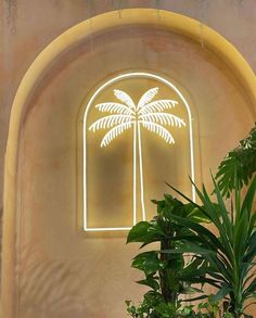 Palm Tree Neon Sign Palm Trees With Lights, Neon Signs Outdoor, Palm Tree Neon Sign, Palm Tree Wall Decor, Unique Neon Signs, Diy Business Sign, Palm Tree Bedroom, Neon Signs Aesthetic, Neon Wall Lights