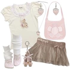 Kawaii Outfit Ideas, Gyaru Fashion, Pink Outfits, Kawaii Clothes, Girly Outfits, Character Outfits