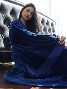 Affordable & Luxury blue Velvet Robe, CUSTOM-MADE just for you! After a long day, cozying up in a velvet nightgown is a perfect way to self-care. ➡️ Buy now! Elegant Blue Sleepwear For Lounging, Elegant Long Sleeve Blue Robe, Sleeping Gown, Full Closet, Gown Bridesmaid, Lady In Black, Velvet Sleeve, Long Nightgown, Petite Plus Size