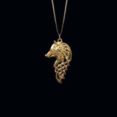 Celtic Wolf Pendant - johnnysaintstudio Silver Symbolic Wolf Design Jewelry, Wolf Jewelry Necklaces, Celtic Wolf, Wooden Wolf Pendant, Nordic Wolf Necklace, Wolf Pendant Necklace, Wolf Pendant, Phoenix Pendant, Wolf Necklace