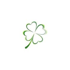 a four leaf clover on a white background