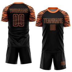 Order the jersey with special name & number you want from our shop, making a vibrant look on the field or daily life! Features: 1. Material: Made from 100% polyester wicking knit with 95% polyester / 5% spandex wicking pinhole mesh 2. Jerseys with sublimation printed name and numbers 3. Moisture-wicking fabric has spongy handle, good draping property and elasticity as well as good dimensional stability and wrinkle-resistance 4. Breathable & Quick-Drying 5. Athletic Cut & Exquisite stitching not easy to fall off 6. Slim fit follows your body's shape closely to let you move freely 7. Ventilated mesh panel insertsy 8. Set includes jersey, shorts with drawstring elastic waistband 9. Tagless Collar offers clean comfort 10. Machine washable, tumble dry low 11 Imported Game Day Black Jersey With Team Logo, Black Jersey For Game Day Sports Season, Black Jersey For Game Day During Sports Season, Black Jersey For Game Day With Team Spirit Style, Black Sublimation Game Day Shirt With Letter Print, Black Collegiate Jersey With Letter Print, Black Sublimation Design Shirt For Game Day, Black Sublimation Shirt With Letter Print For Game Day, Black Sublimation T-shirt With Letter Print For Game Day