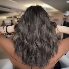 Ash Blonde Hair For Brunettes, Mushroom Brown Hair Pale Skin, All Over Mushroom Brown Hair Color, Fall Hair Color For Brunettes Ashy Brown, Mushroom Brown Ash Hair, Super Ashy Brown Hair, Soft Balayage On Light Brown Hair, Medium Brown Balayage Ashy, Medium Brown Ashy Hair