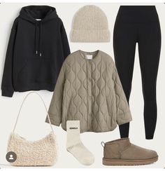 Cosy Leggings Outfit, Casual Cosy Outfit, Beany Hats Outfit, Adanola Socks, Adanola Outfit, Winter Cosy Outfit, Leggings Outfits Winter, Cute And Comfy Outfits, Cosy Outfits