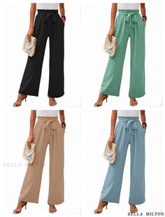 Adjustable Waist Relaxed Fit Trouser with Pocket – Bella Milton Casual Belted Pants For Day Out, Casual Wide-leg Belted Pants, Casual Belted Wide Leg Pants For Fall, Casual Summer Office Pants, Casual Belted Pants, Casual Summer Wide Leg Belted Pants, Casual Belted Wide Leg Pants For Summer, Casual Summer Belted Wide Leg Pants, Casual Black Wide Leg Pants For Office