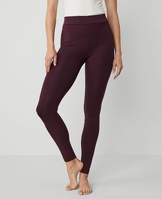 Elevate your wardrobe with the Ann Taylor Classic Pull-On Leggings, a perfect blend of style and comfort. These leggings come in a stunning Plum Rose shade that adds a touch of elegance to any outfit.

- Size: Large
- Color: Plum Rose
- Material: 93% Cotton, 7% Spandex
- Length: 25" inseam
- Gender: Female
- Age Group: Adult
- Garment Care: Machine Washable

Designed with a flattering elasticized waistband and crafted from a soft cotton-spandex blend, these leggings offer both comfort and durabi Rose Leggings, Blazer And Skirt, Sleepwear & Loungewear, Petite Fashion, Tight Leggings, Cotton Spandex, Effortless Style, Women's Leggings, Snug Fit