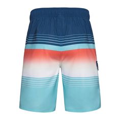 This Rokka&Rolla Men's 9" No Mesh Liner Quick Dry Swim Trunks, up to Size 2XL is your must have beachwear essential. The men's 9'' inseam board shorts are equipped with UPF 50+ for enhanced UV sun protection. With breathable, stretch fabric to allow you to remain lightweight when swimming. These Rokka&Rolla men's 4-way stretch swim trunks with quick-dry microfibers help improve the water-resistance in your swimsuit. It also helps dry faster when you are out from the water-based sports activities Blue Athletic Shorts With Elastic Waistband For Vacation, Bermuda Swim Trunks With Elastic Waistband For Beach, Casual Bermuda Swim Trunks For Swimming, Casual Bermuda Swim Trunks, Casual Blue Athletic Shorts For Vacation, Blue Summer Athletic Shorts, Casual Athletic Shorts For Beach, Casual Athletic Shorts For The Beach, Blue Athletic Shorts For Beach Vacation