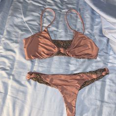 Top Is Size Medium , Fits Like A Small. Bottom Is A Small. Barely Used, No Flaws, Just Tiny For Size Acacia Swimwear, Womens Swim, Swimming, Size Medium, Cream, Pink, Women Shopping, Color