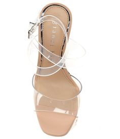 Clear Sandals With Ankle Strap And Heel Strap, Clear Sandals With Heel And Ankle Strap, Spring Clear Strap Ankle Heels, Clear Sandals With Transparent Ankle Straps, Summer Sandals With Ankle Strap And Transparent Straps, Trendy Ankle Strap Sandals With Clear Strap, Spring Sandals With Transparent Ankle Straps, Dressy Sneakers, Lucite Heels