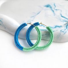 Beaded hoop earrings Handmade minimalist modern earrings Multicolor earrings - Etsy Украина Trendy Handmade Round Hoop Earrings, Modern Handmade Green Hoop Earrings, Blue Handmade Minimalist Hoop Earrings, Handmade Minimalist Blue Hoop Earrings, Minimalist Handmade Blue Hoop Earrings, Handmade Minimalist Beaded Hoop Earrings, Handmade Minimalist Small Hoop Beaded Earrings, Minimalist Handmade Beaded Hoop Earrings, Minimalist Handmade Small Hoop Beaded Earrings