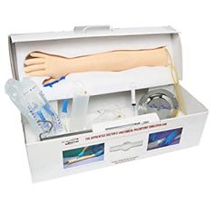 an open white box containing the contents of a manikin's manicure set