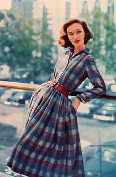 Ladies Home Journal, Vestidos Retro, Home Journal, Fifties Fashion, Look Retro, Fashion 1950s, Vestidos Vintage, Vintage Vogue