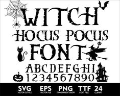 Spooky Fonts Alphabet Halloween, Magic Alphabet, Halloween Calligraphy, Witch Font, Halloween Fonts Alphabet, Evil Words, Font For Cricut, Halloween Typography, Spooky Font