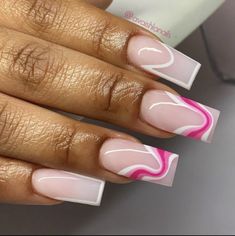 Ig @avaishlanails Classy Short Acrylic Nails, Short Acrylic Nails Square, Acrylic Nails Square, Pictures Of Tattoos, Subtle Nails, Nails Square, Classy Acrylic Nails