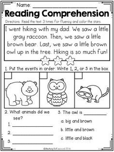 reading worksheet for children to practice reading