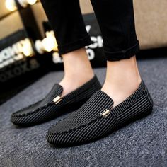 Upper Material: Artificial Leather Outsole Material: Plastic Lining Material: Cotton Fabric Model Number: WA08 Shoes Type: Loafers Closure Type: Slip-On Pattern Type: Gingham Season: Summer Fit: Fits true to size, take your normal size Feature: Breathable Insole Material: EVA Black Flat Slip-ons For Spring, Black Flat Heel Loafers For Summer, Black Round Toe Slip-ons For Summer, Black Slip-ons With Round Toe For Summer, Casual Black Slip-on Loafers, Black Slip-on Casual Loafers, Spring Business Casual Slip-ons, Black Summer Loafers For Business, Black Round Toe Slip-ons For Spring