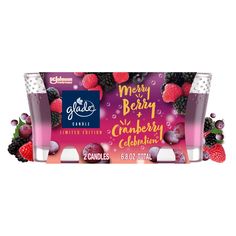 gelatos merry berry and cranberry celebration bar, 6oz each pack