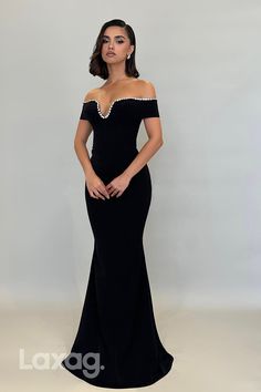 This 21906 - Off Shoulder Beads Black Mermaid Long Formal Evening Dress is the perfect outfit for an unforgettable night. Made from a luxurious black fabric, it features an off-shoulder design with beaded detailing and a mermaid shape to create a stunning silhouette. Whether you are looking to make a statement at a formal event or turn heads at a dance, this dress will make sure you look your best. Gala Evening Mermaid Dress With Sweetheart Neckline, Formal Mermaid Dress With Sweetheart Neckline For Gala, Formal Gala Mermaid Dress With Sweetheart Neckline, Elegant Mermaid Dress With Sweetheart Neckline For Evening, Elegant Evening Mermaid Dress With Sweetheart Neckline, Evening Gala Mermaid Dress, Gala Evening Mermaid Hem Dress, Embellished Fitted Mermaid Gala Dress, Black Embellished Mermaid Dress For Formal Occasions