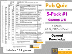 the 5 - pack game is shown with text and instructions for each player to use