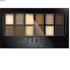 The Nudes Wear Eyeshadow Palette The Nudes Wear Eyeshadow Palette By Maybelline Offers Great Colors That Are Perfect For Everyone. These Shades Have Great Pigment And Will Help You Achieve The Perfect Day Or Evening Look. New With Broken Seal! Maybelline Eyeshadow Palette, Maybelline Eyeshadow, Maybelline Color Tattoo, Liquid Shadow, Maybelline Makeup, Gold Eyeshadow, Nude Eyeshadow, Palette Color, Vintage Makeup